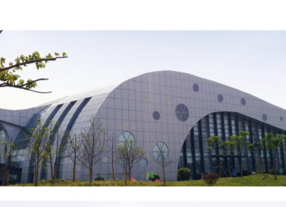 石狮会议中心外景网架工程